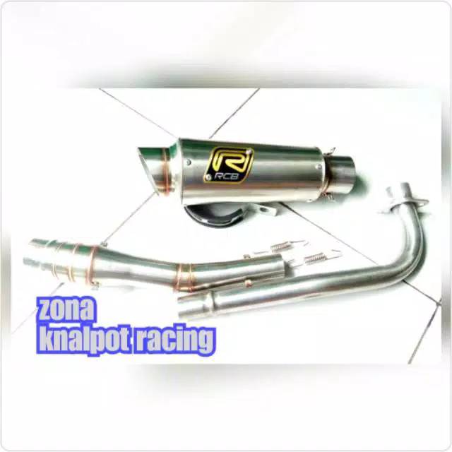 Knalpot rcb motor bebek Vega Jupiter Revo supra