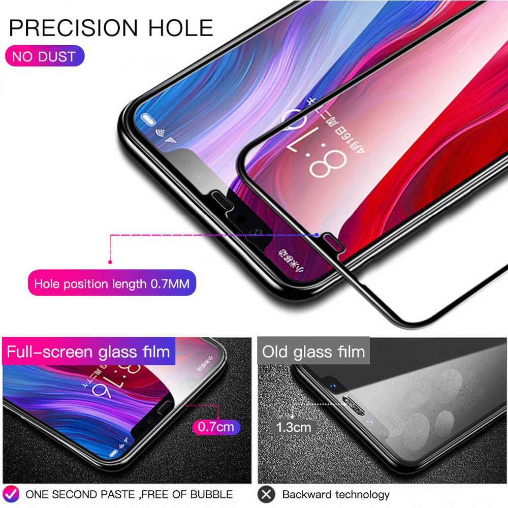 9D Tempered Glass For Xiaomi Redmi Note 9 S Pro 8T Screen Protector Redmi Note 9S 8 T 7 6 5 Pro Mi 10T POCO X3 Full Protective Film