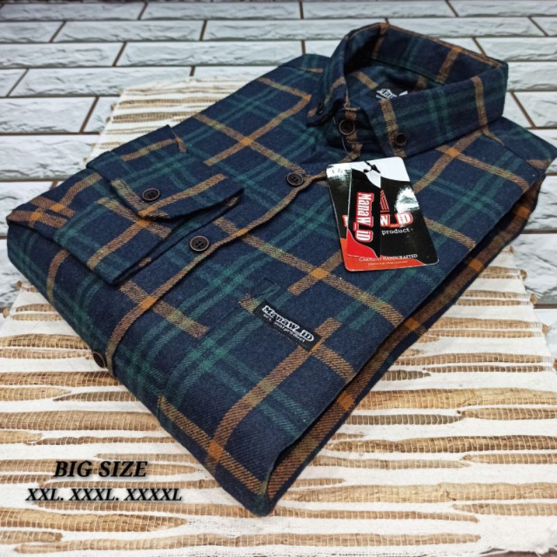 flanel pria jumbo panjang  XXL XXXL XXXXL - kemeja flanel big size lengan panjang premium - flanel jumbo lengan panjang import motif kotak kotak distro terbaru 2022 2xl 3xl 4xl