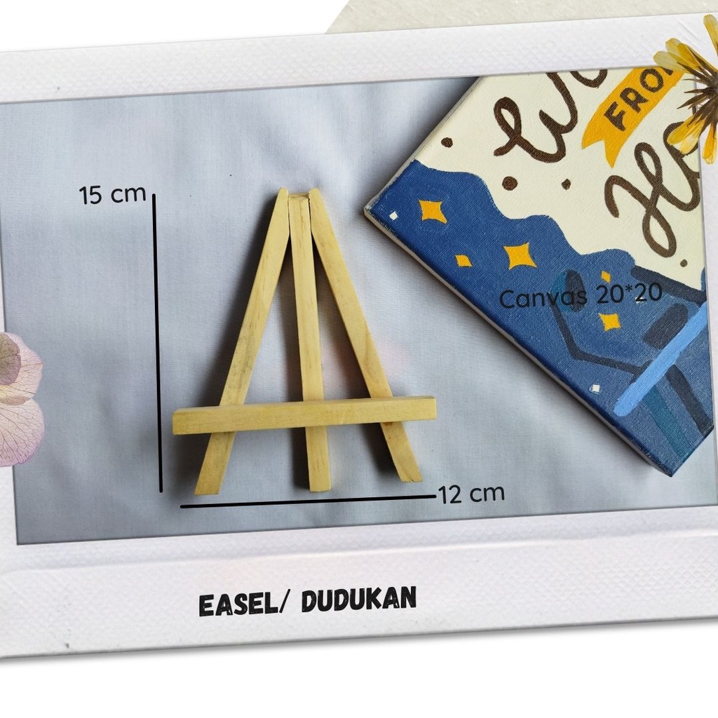 

Easel mini - dudukan kayu lukis