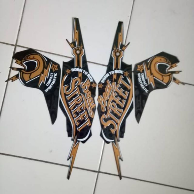 striping Honda Beat Street 2019 Stiker beat street