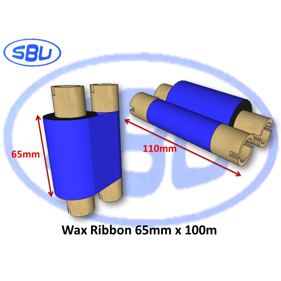 

Wax Ribbon 65mm x 100m "Murah & Berkualitas