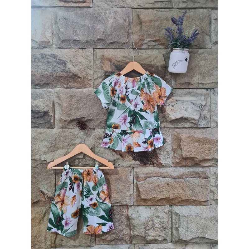 Set Daster Lily / Baju Anak / Atasan dan Bawahan