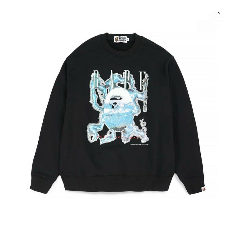 Sweater BAPE Glow In The Dark Relaxed Black Original