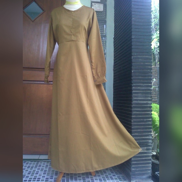 Gamis PNS / gamis Khaki
