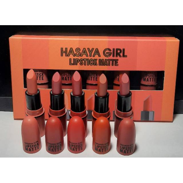 [PER PACK] LIPSTIK MATTE HASAYA GIRL NO.H6065