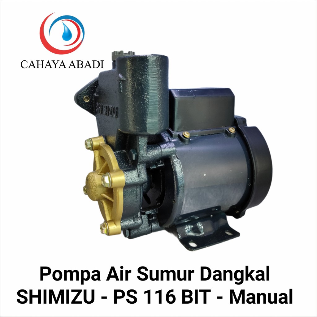 Pompa Air Shimizu Ps 116 Bit 125 Watt Manual Pompa Sumur Dangkal Shopee Indonesia