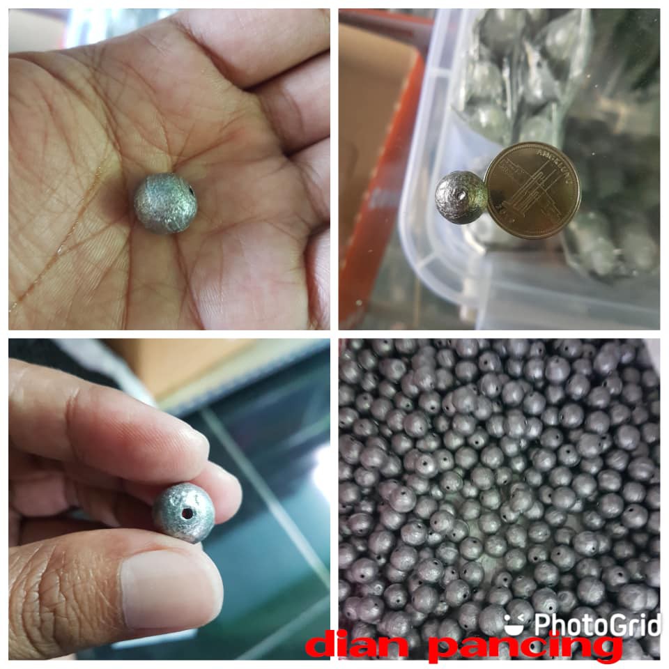 Timah Pancing Model Mrica Bulat No.8 15 gram