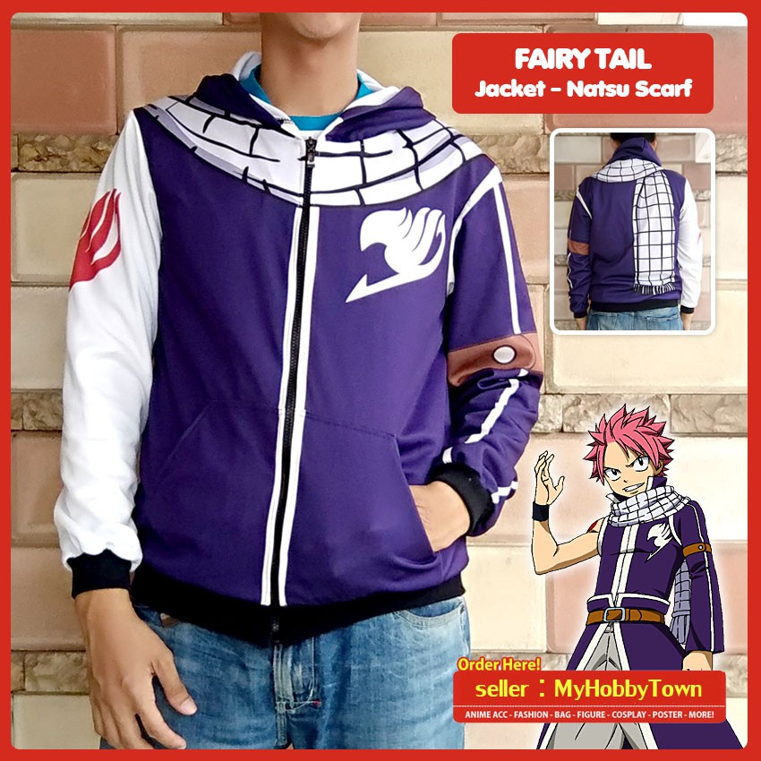 Jaket Anime Fairy Tail Natsu Dragneel Full Print