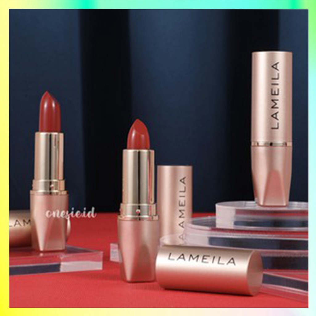 LAMEILA Gold Matte Lipstick Lipstik 8 Warna LA090