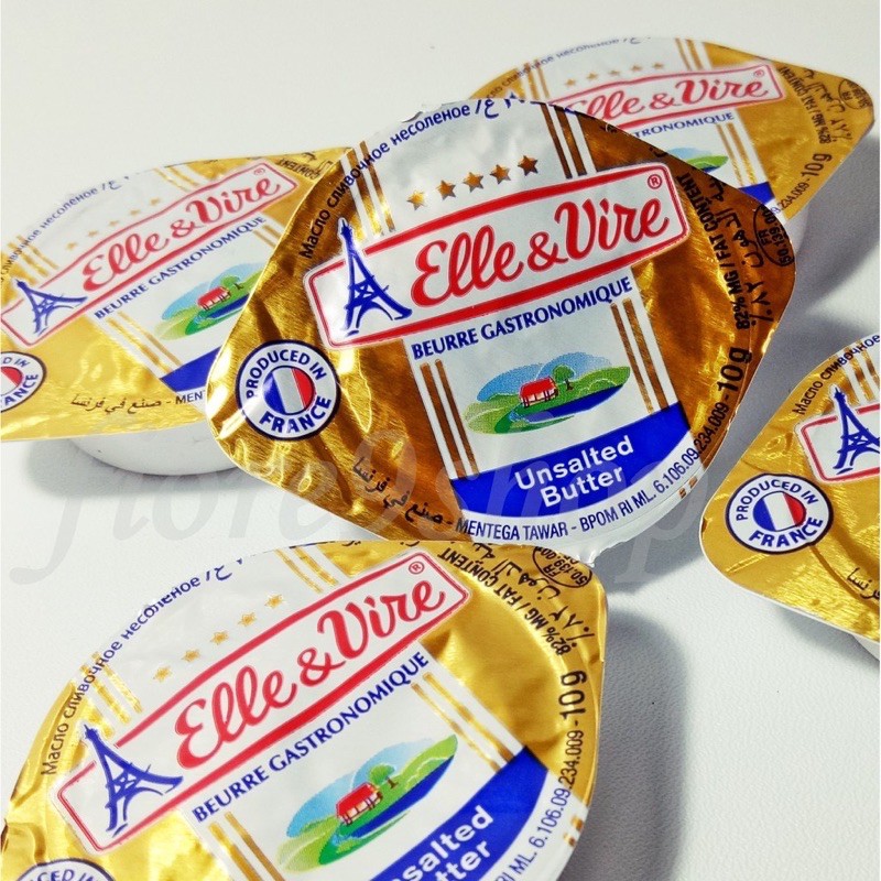 Elle &amp; Vire Unsalted butter exp terbaru 2024-tidak bisa COD, (Sertakan Packing Tambahan - Baca Deskripsi)