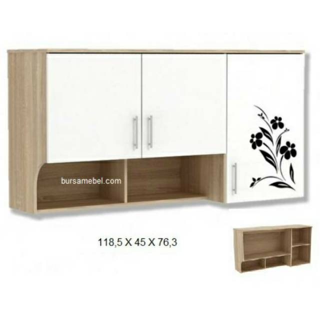 Kitchen Set 3 Pintu Atas Dahlia (Promo Harga)