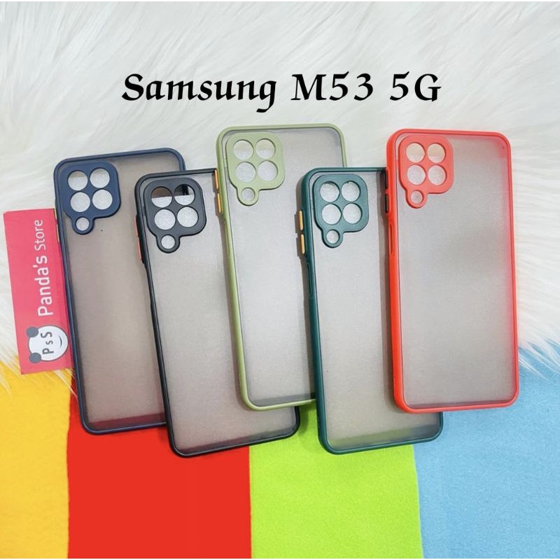 Softcase Samsung M53 5G Case My choice Original Pelindung Kamera (PsS)