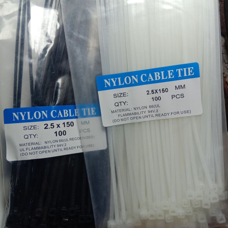 

kabel ties 2.5x150 isi 100 pcs