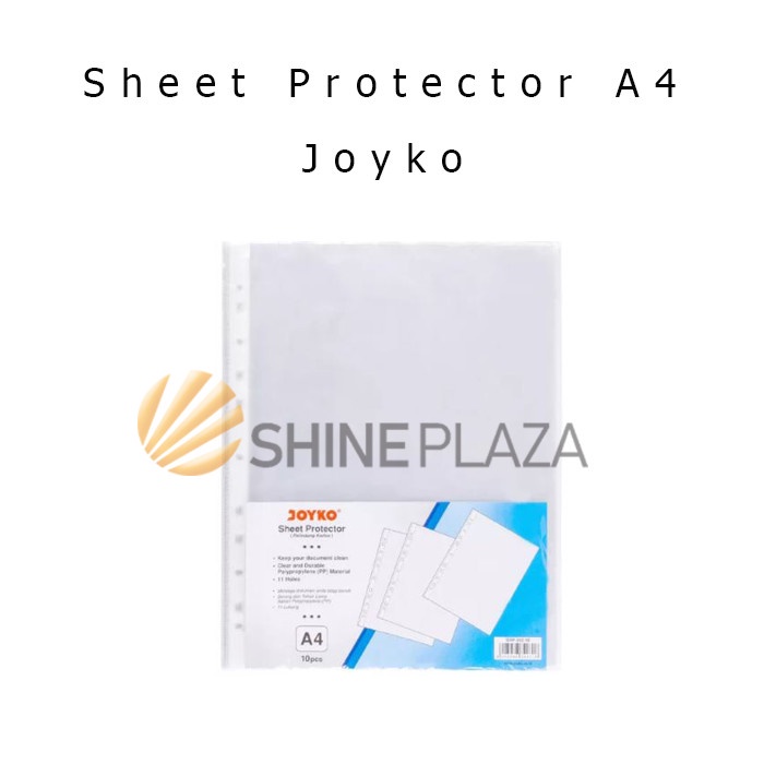 

Sheet Protector A4 Joyko - Plastik PP Pocket A4 Joyko SHP-201