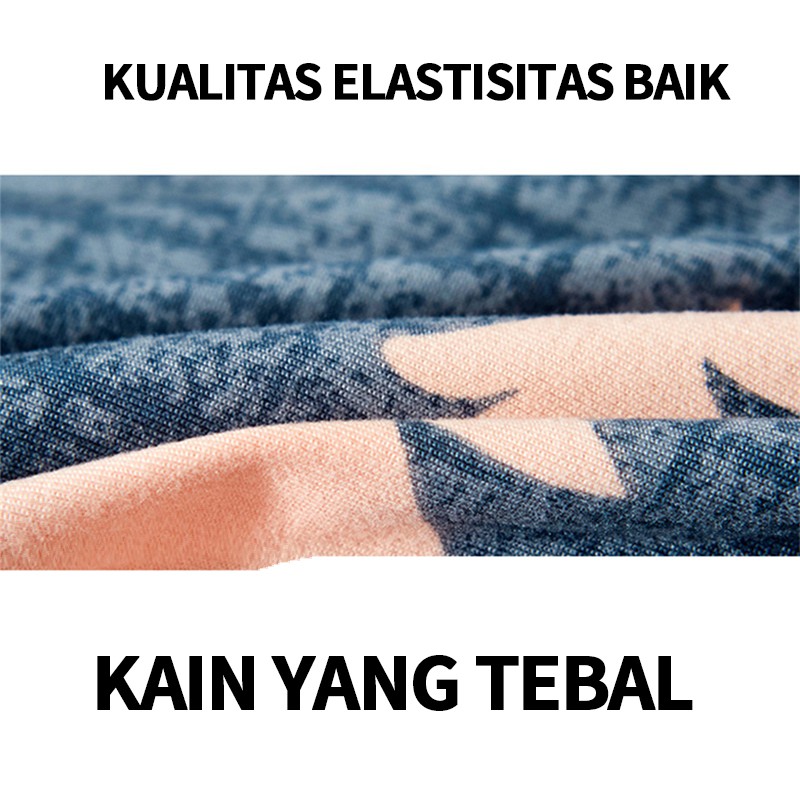 Cover Sofa Bed Sarung Sofa Bed SOFA COVER  ELASTIS Tahan Kotoran Motif Polos