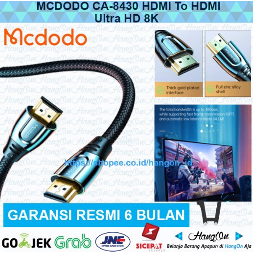 Mcdodo Cable Ultra HD 8K 2.1 Kabel Adapter PS5 PS4 Laptop TV CA-8430