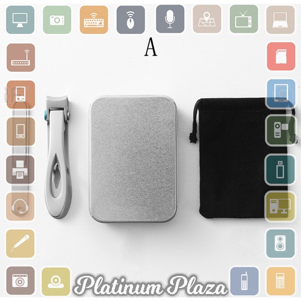 YASNI Gunting Kuku Big Nail Clipper German Stainless Steel 2 PCS `S0QU8L- Silver