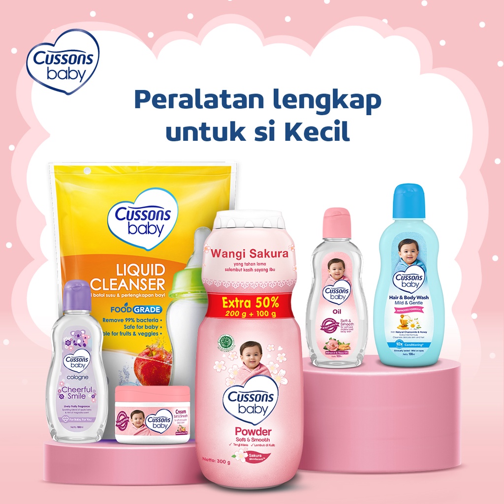 ★ BB ★  Cussons Baby Pack Blue Pink | Gift Set | Paket Hadiah Bayi