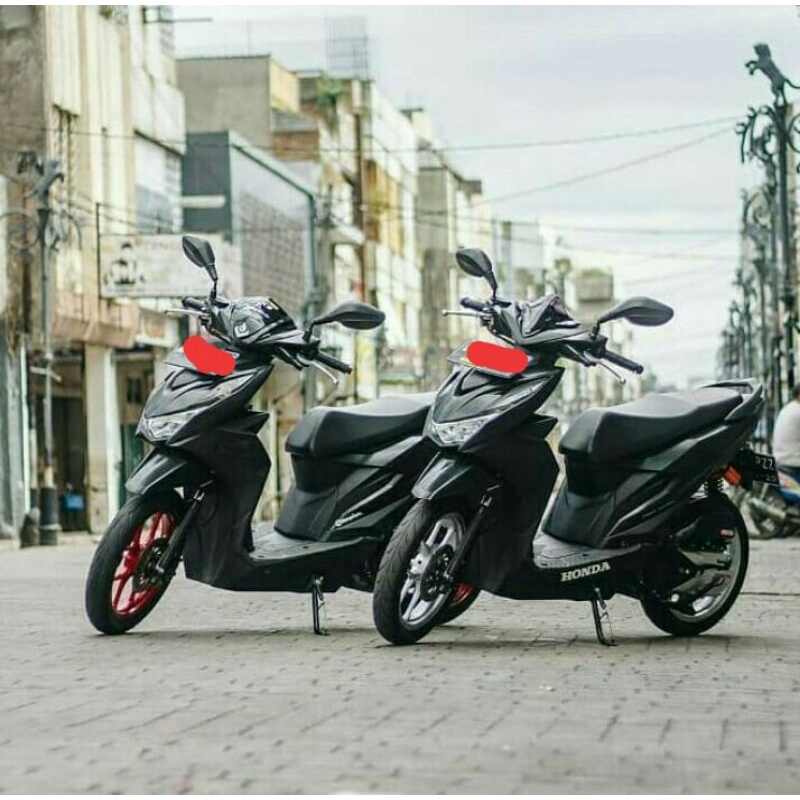 visor  honda beat fi 2016 s/d 2021(sudah ada double tape nya)