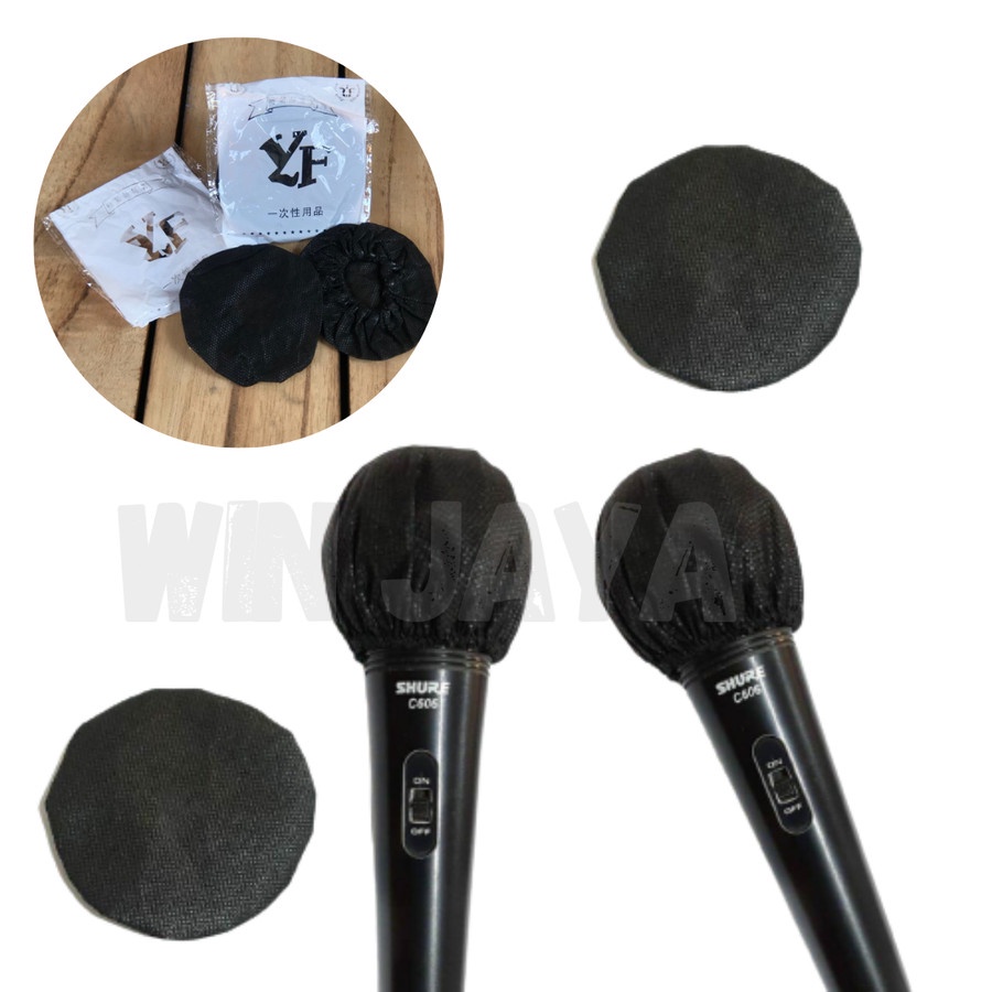 SARUNG MIC SEKALI PAKAI COVER TISU MICROPHONE PEMBUNGKUS MIC PREMIUM