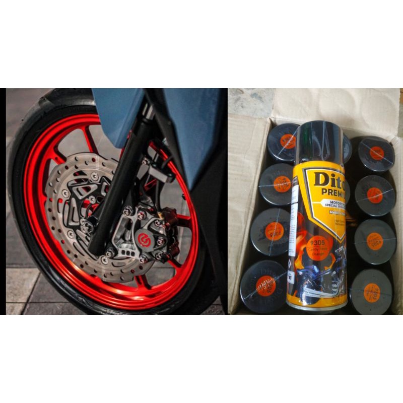 Pilok cat Semprot Pilox Diton Premium Candy Tone Orange