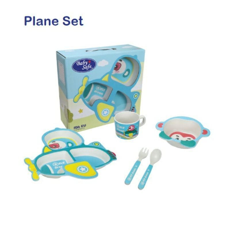 Baby Safe Feeding Set (FS607/FS608) - Tempat Makan Bayi