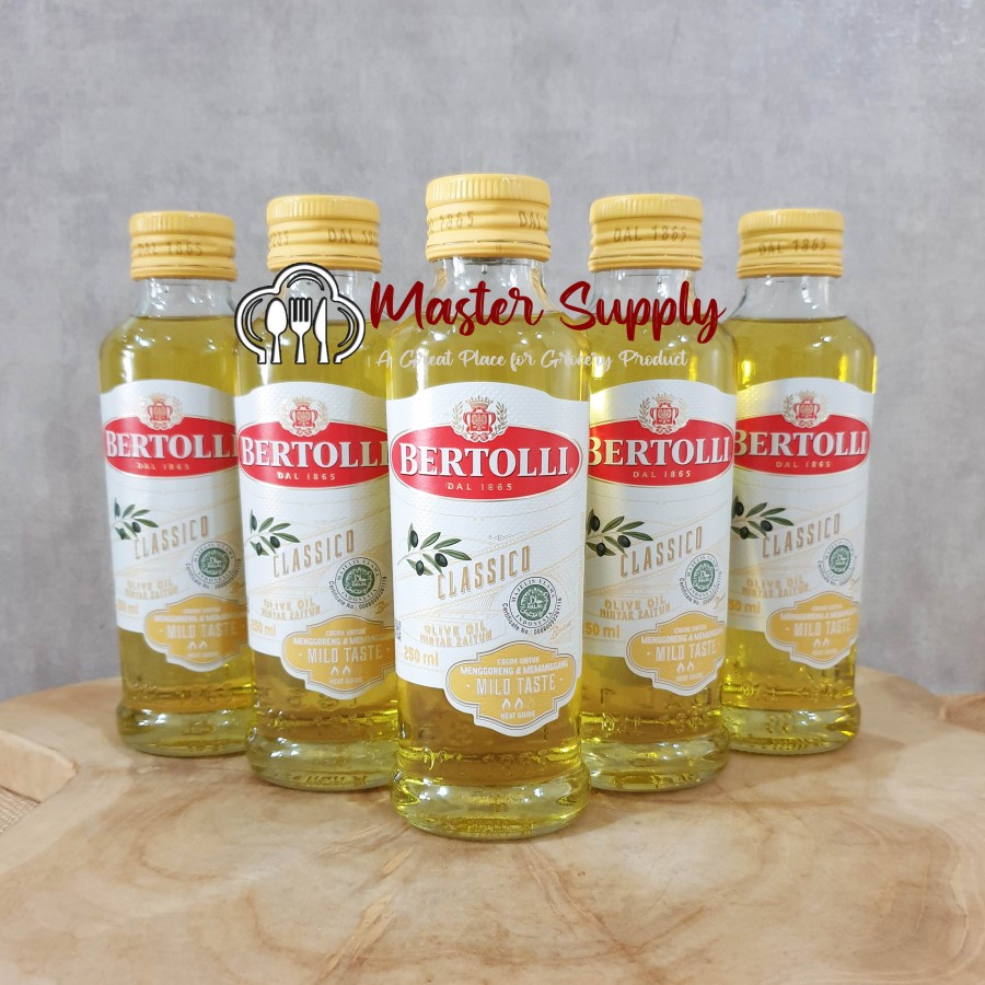 

BERTOLLI CLASSICO OLIVE OIL 250 ML / MINYAK ZAITUN / MINYAK GORENG