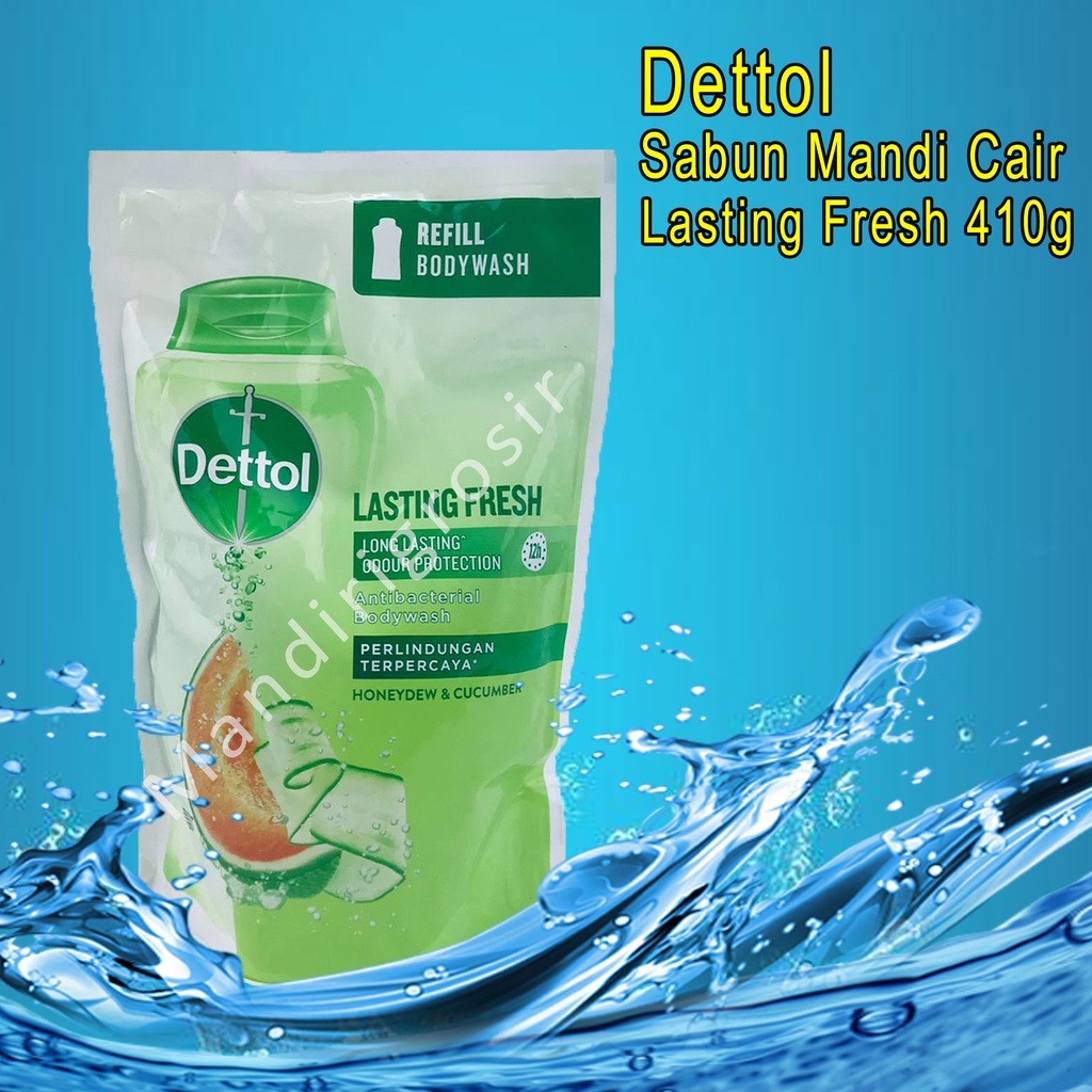 Sabun Mandi Cair *Dettol BodyWash * Lasting Fresh Refill * 410g