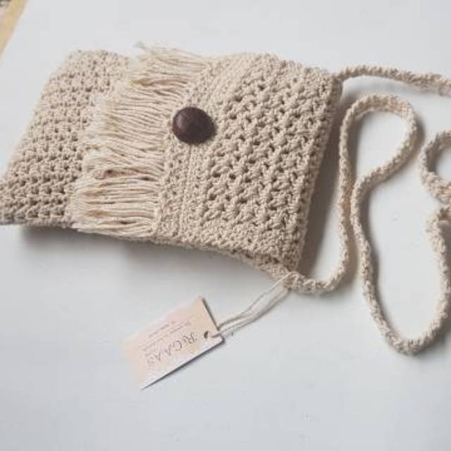 Tas Rajut 100% Handmade / Zea Bohemian Sling Bag / Tas Rajut BohemianStyle.