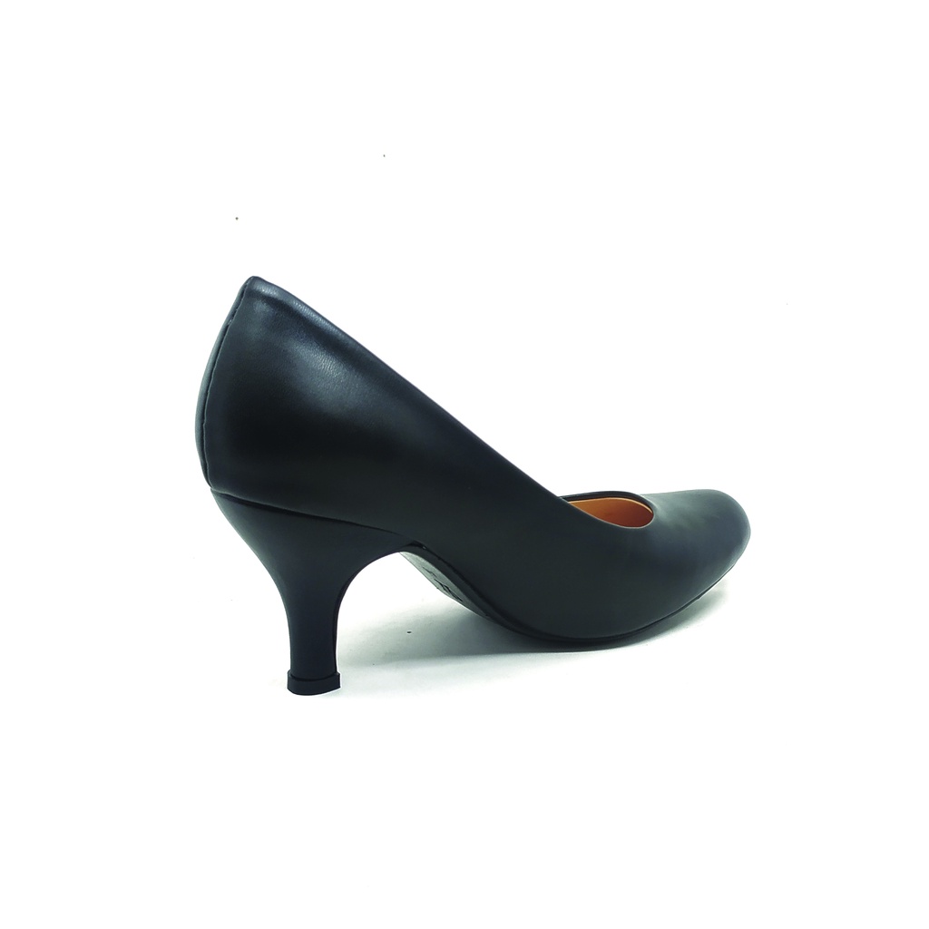 Workswell Sepatu kerja wanita Medium Heels 7cm  Duta 2 Hitam Dove