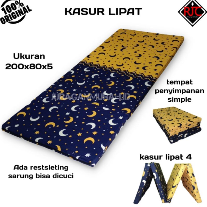 Kasur Lipat Busa 200X80X5 Cm Untuk Anak Kosan