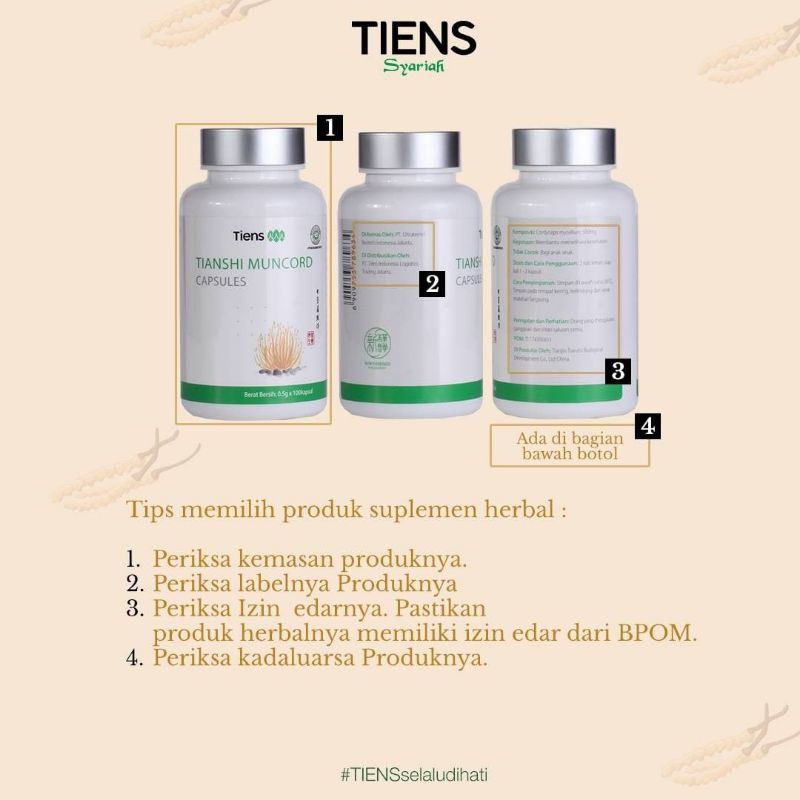 Muncord Capsules Tiens (Cordyceps Mycelium)