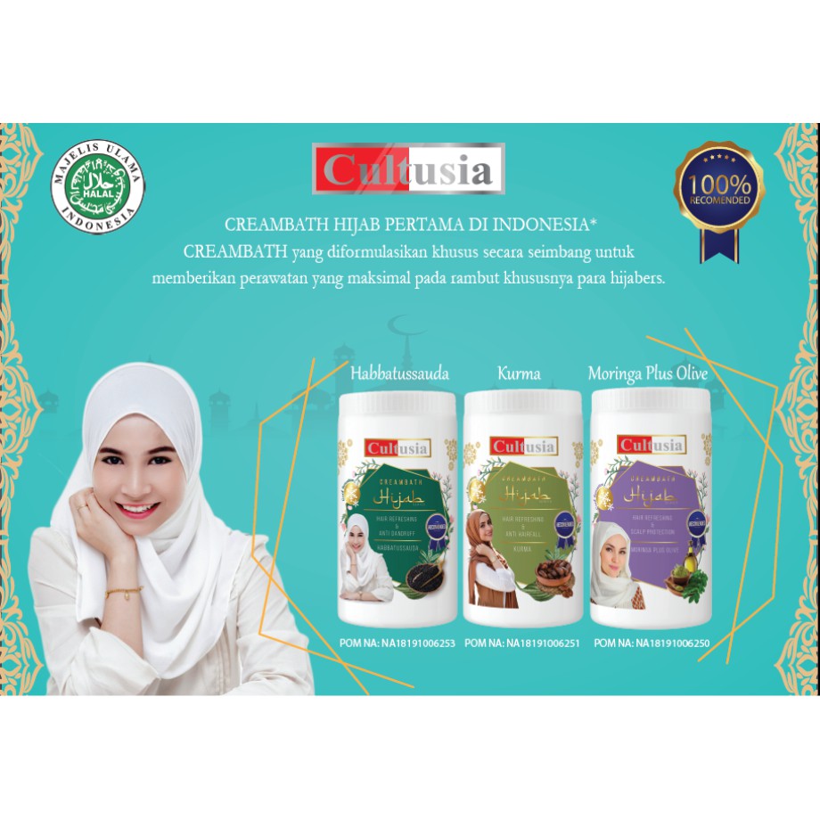 Cultusia Hijab Creambath 1000ml