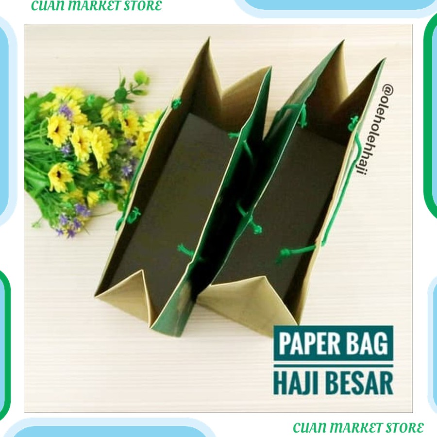 

Paperbag/Tas Kertas Ukuran Besar/Tas Souvenir/Oleh Oleh Haji dan Umroh Kualitas Premium