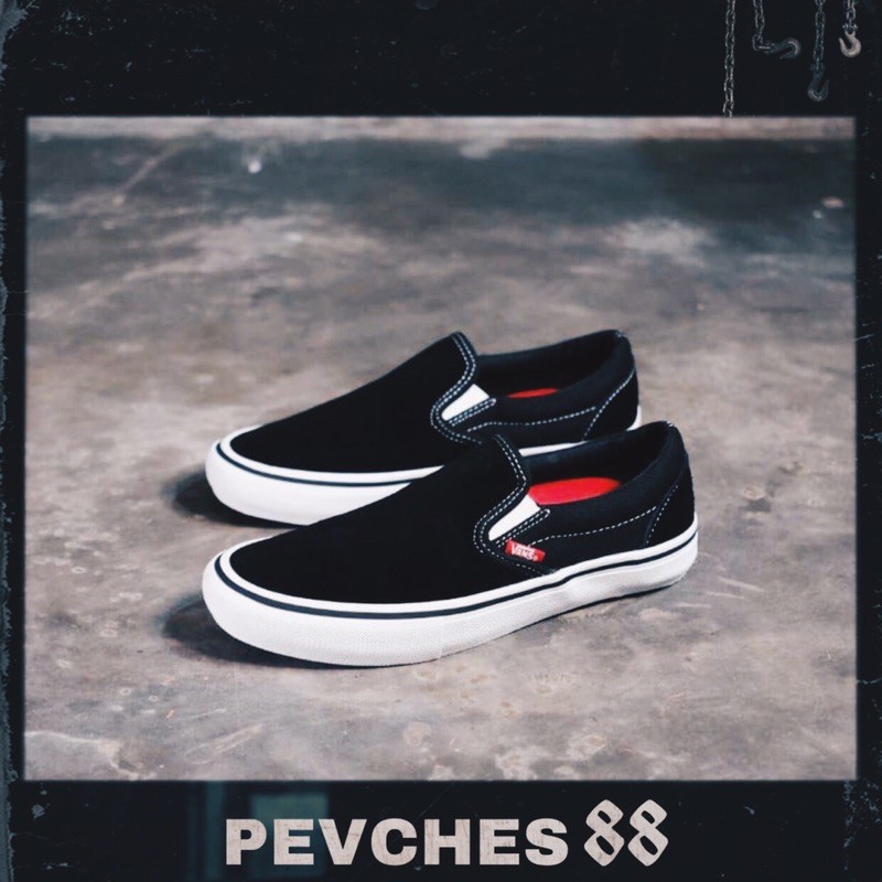 Vans Slip On PRO Black White