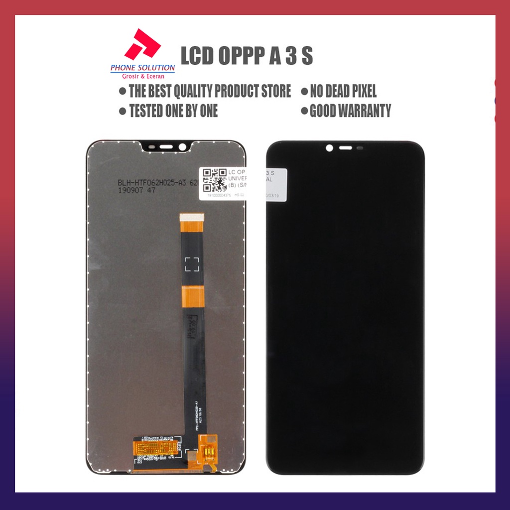 LCD Oppo A3S CPH-1803  LCD Realme 2  LCD Realme C1 Original Universal Fullset Touchscreen - Parts Kompatibel Dengan Produk Oppo // Supplier LCD Oppo A3S - Garansi 1 Bulan