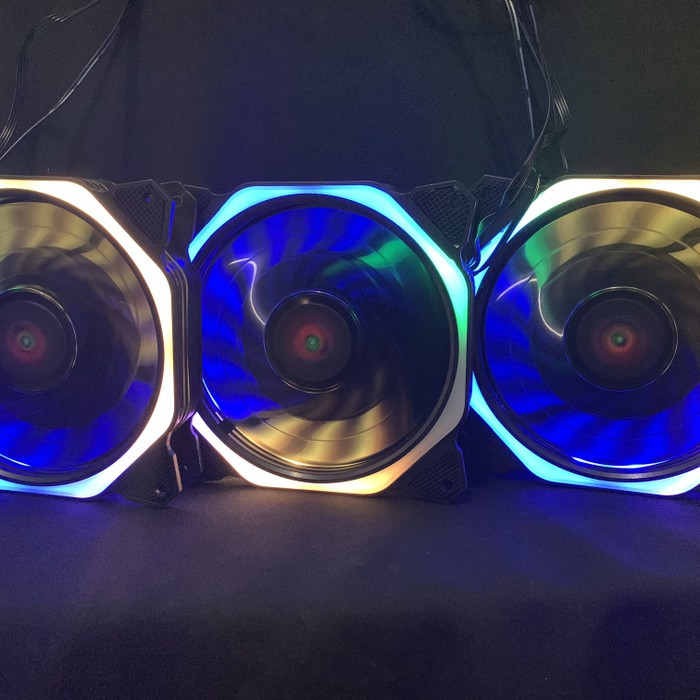 FAN CASING RGB CONTROLER / XBT 113R RGB AUTO / 3PCS / SEGI 8+ REMOTE ori