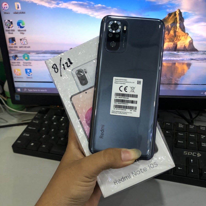 Redmi Note 10s 8/128gb Second Garansi Resmi