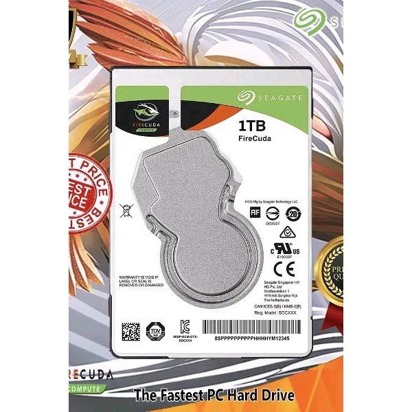 Seagate Firecuda SSHD Internal 1 TB 2.5 Inch For Laptop Dan Ps4 ......Ref & Garansi 1 Thn