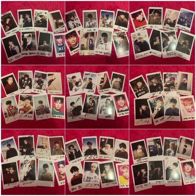 SF9 Unofficial Polaroid Signed