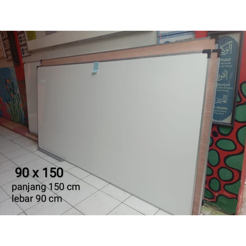 whiteboard 90 x 150 cm papan tulis sekolah papan tulis kantor