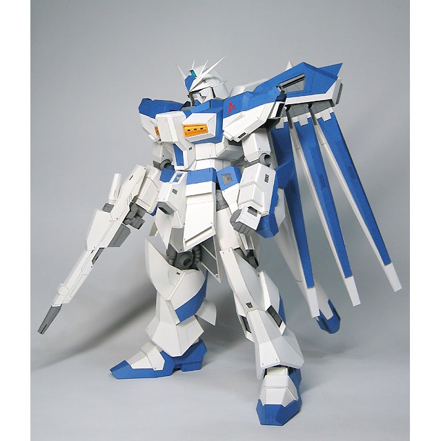 DIY Papercraft Kertas Pola Gundam RX-93-V2 Hi-v Gundam