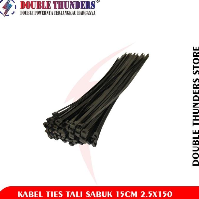 

DT Kabel Ties Tali Sabuk 15cm 2,5x150 isi 100pc