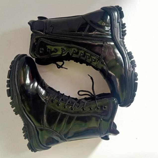 Terpercaya COD SEPATU PDL TNI POLRI KILAP TANPA SEMIR JATAH ORI MURAH -LB02