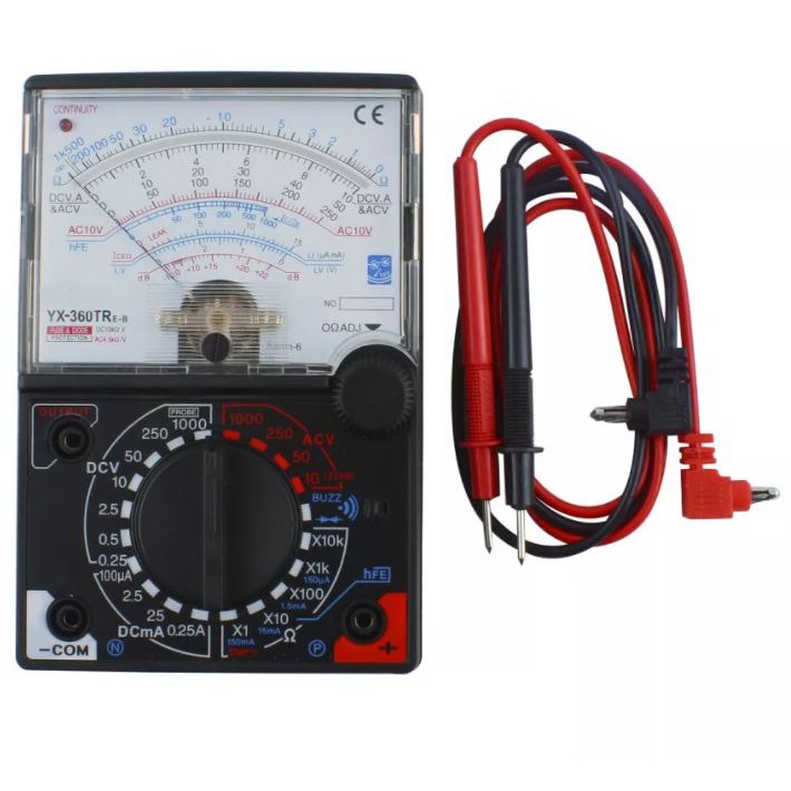 Multimeter Listrik Analog Multitester 360 TRN Pengukur Tegangan ampere