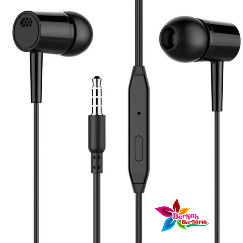 Headset Headsfree Hf earphone Extra BAss d21 All tipe Hp BB1455