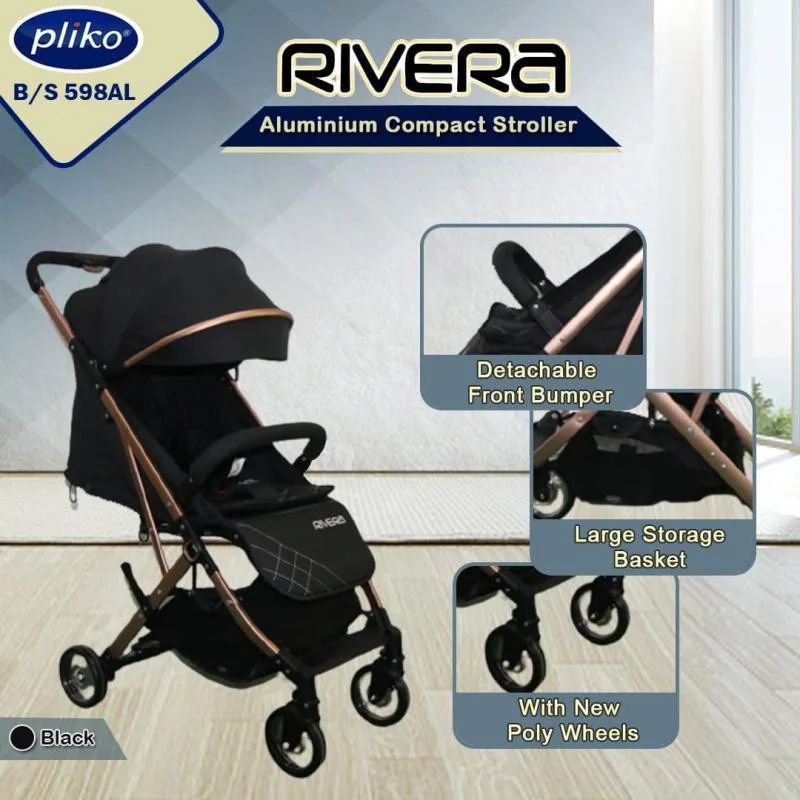 Baby Stroller Pliko Rivera 598AL/kereta dorong bayi pliko