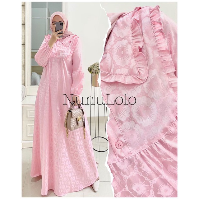 READY.. Hania Dress by NunuLolo Gamis Muslim Original