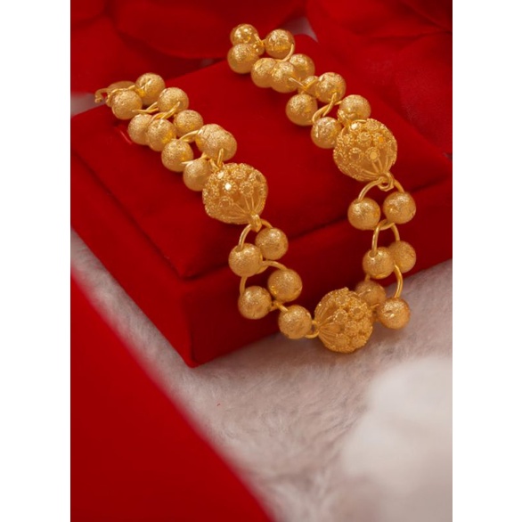 perhiasan gelang mas Bangkok lapis emas 24k/99% mirip emas asli